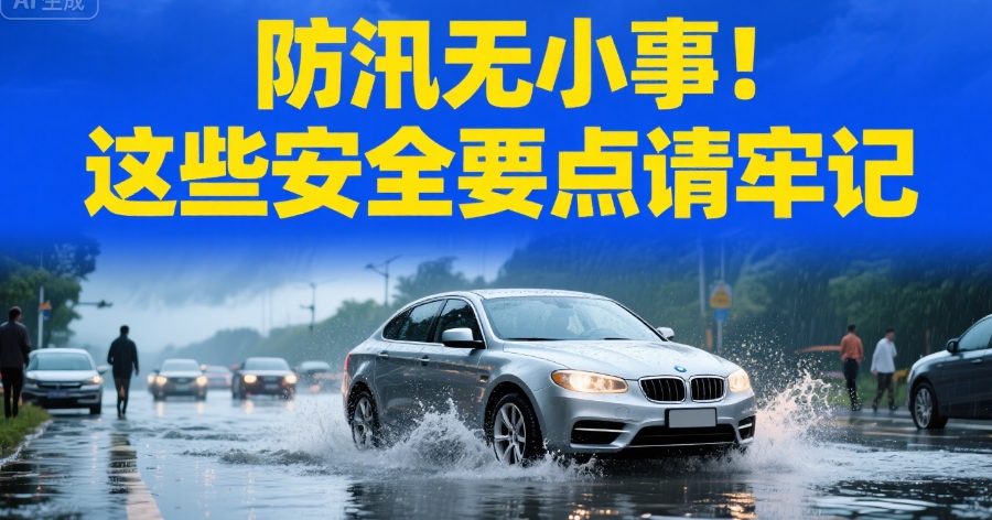 防汛無小事！這些安全要點(diǎn)請(qǐng)牢記